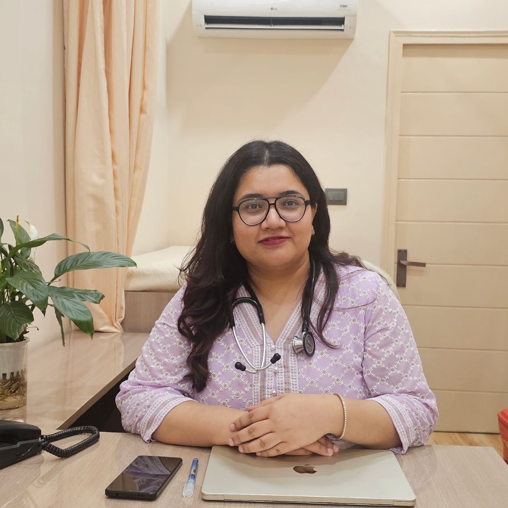 Doctor treating patient